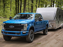 Пикапы Ford научились буксировать 17-тонные прицепы