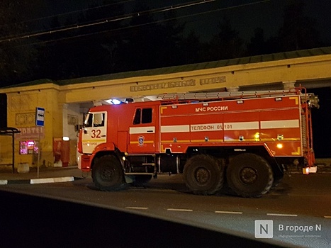 Конюшня загорелась в Богородском районе