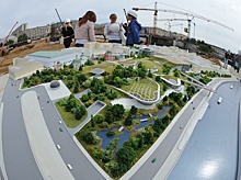 Завершено строительство подземной части парка "Зарядье" в Москве