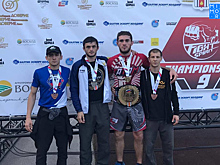 Дагестанские бойцы завоевали чемпионские пояса на турнире городов воинской славы