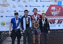 Дагестанские бойцы завоевали чемпионские пояса на турнире городов воинской славы