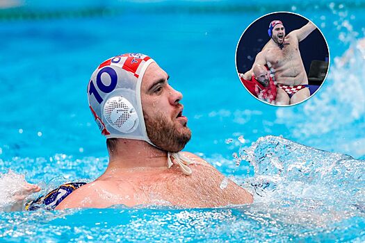 Новый мем на Олимпийских играх — 2024 в Париже: чемпионом по водному поло может стать упитанный Йосип Врлич, фото