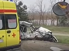 В жуткой аварии в Анапе погиб водитель (видео)