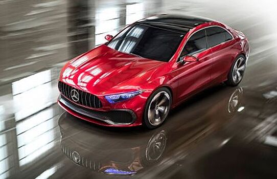 Намёк понял: Mercedes-Benz Conce t A Sedan показан в Шанхае