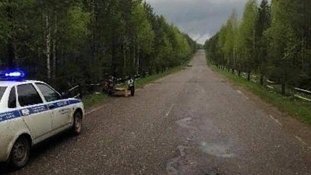 В Омутнинском районе мотоциклист заснул за рулем и врезался в отбойник