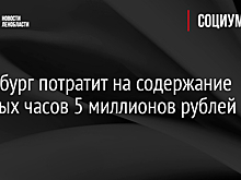 Петербург потратит на содержание уличных часов 5 миллионов рублей