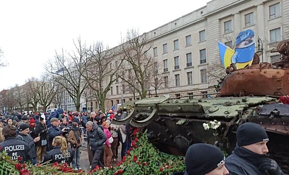 Немцы сорвали акцию в поддержку Украины в Берлине