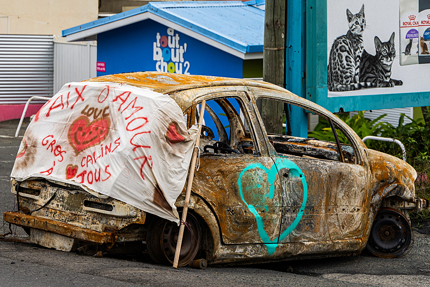 Последствия беспорядков в столице Новой Каледонии
