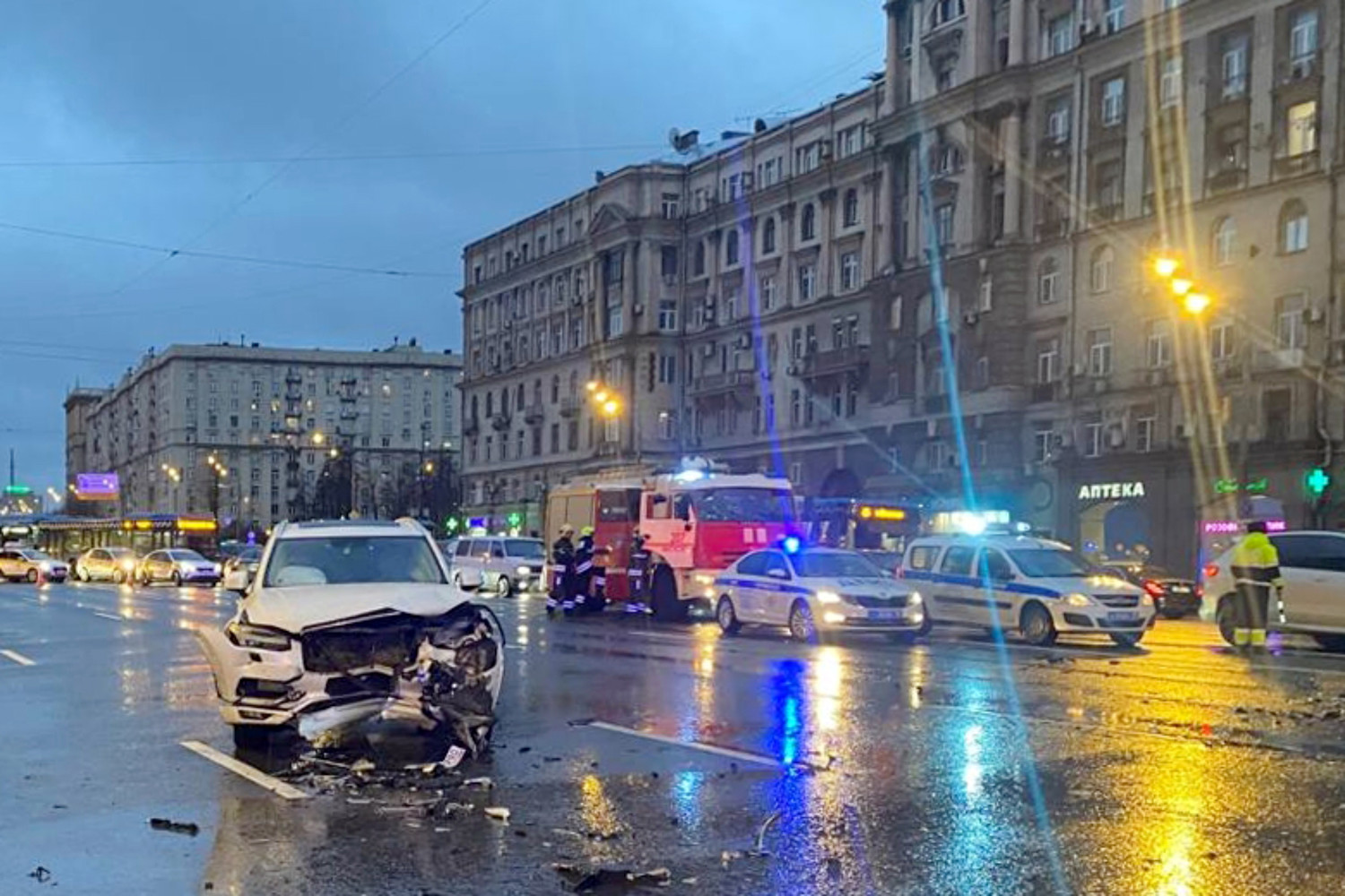 Авария на Кутузовском проспекте Саид Губденский