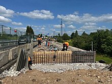 Ремонт моста через реку Полой выполнен на 60%