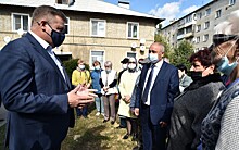 Николай Любимов обсудил с жителями скопинского Военного городка качество воды и ремонт дорог