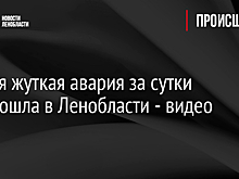 Вторая жуткая авария за сутки произошла в Ленобласти - видео