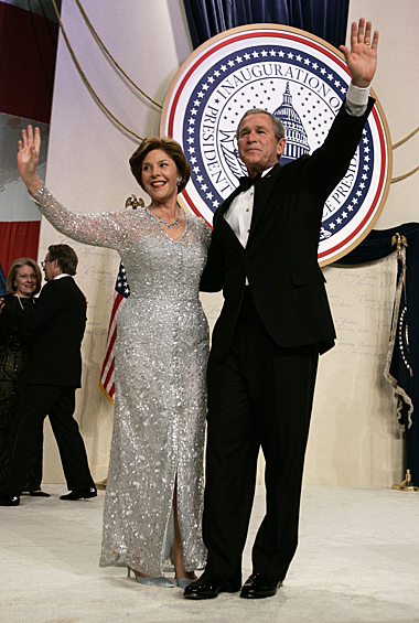 Лора и Джордж Буш, 2005