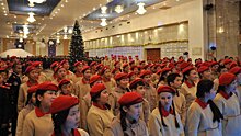 В Туве прошла новогодняя ёлка для юных патриотов