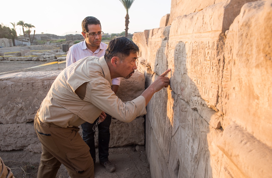 Каменная плита времен императора Тиберия обнаружена в Луксоре