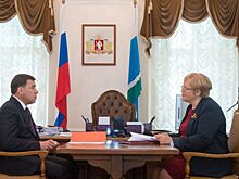 Окончательное решение проблем дольщиков и системная помощь многодетным семьям: Евгений Куйвашев и Татьяна Мерзлякова обсудили вопросы поддержки свердловчан