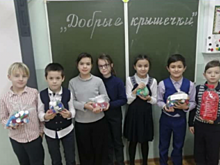 В школе №1355 прошла акция «Добрые крышечки»