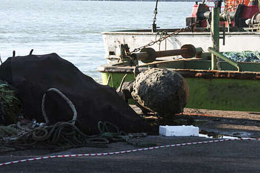 Habert&uuml;rk: в турецком порту Эрегли рыбаки нашли в сетях морскую мину