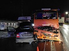 В Кирово-Чепецком районе столкнулись «Киа», «Шкода» и «КАМАЗ»