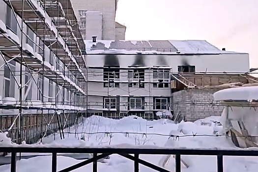 Ликвидирован пожар после взрыва светошумовой гранаты в центре МВД