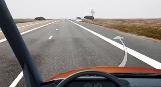 Разрешено ли Вам остановиться на автомагистрали правее линии, обозначающей край проезжей части?