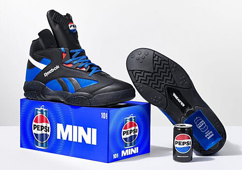 Pepsi нашла место в кроссовках Шакила О'Нила для банок Mini