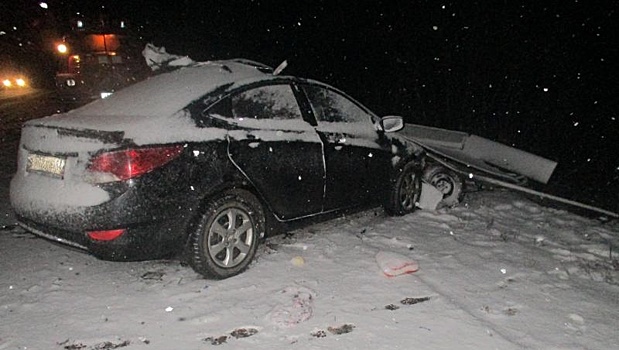 В Путятинском районе на заснеженной трассе погиб 30-летний водитель