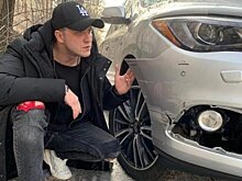 Актер из "Молодежки" разбил свой Infinity в ДТП с "КамАЗом"