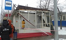 Незаконные торговые павильоны снесли в Свердловском районе Перми