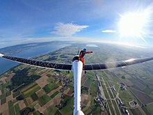 Парашютист в Швейцарии установил двойной рекорд