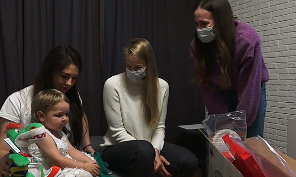 Волейболистки «Локомотива» исполнили желание Миланы Семеньковой