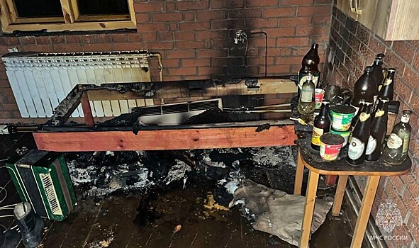 В Кирово-Чепецке в доме обнаружено сгоревшее тело мужчины