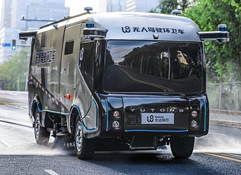 WeRide начинает тестировать первую полностью автономную подметательно-уборочную машину Robosweeper