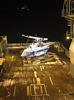 В поднятом со дна Баренцева моря фюзеляже Ми-8 найдены сдутые спасательные жилеты