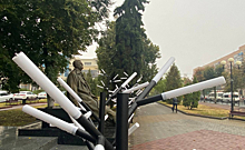 В Курске светильники от памятника Свиридову планируют перенести в парк Железнодорожников