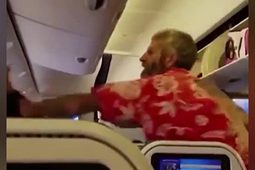 Драка пассажиров рейса Токио — Лос-Анджелес попала на видео