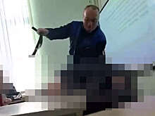 SHOT: в Уфе учитель связал школьнику руки и отхлестал его ремнем в классе