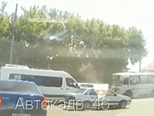 В Курске пассажир маршрутки получил травмы в ДТП с легковым авто