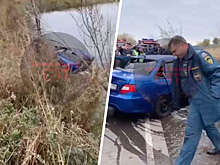 Под Челябинском два человека утонули в болоте после ДТП