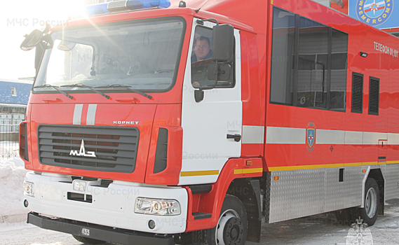 В курскую пожарную часть поступил автомобиль «База газодымозащитной службы»