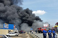 Под Пятигорском локализовали пожар на рынке