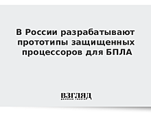 В России разрабатывают прототипы защищенных процессоров для БПЛА