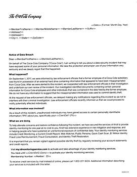 В Coca-Cola произошла утечка персональных данных 8000 сотрудников