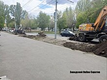 Саратовцы пожаловались главе Заводского района на строительство незаконной парковки