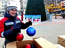 Волгоград надевает праздничный наряд и готовится к Новому году