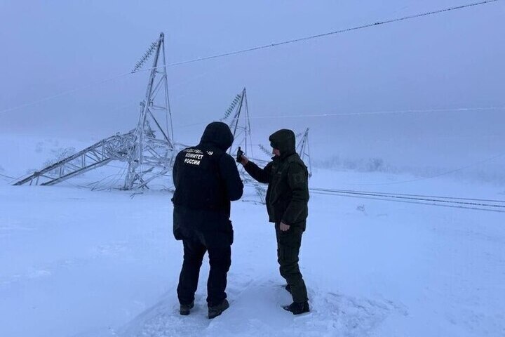 СК: упавшие под Мурманском опоры ввели в строй с 1960-х по 1980-е годы