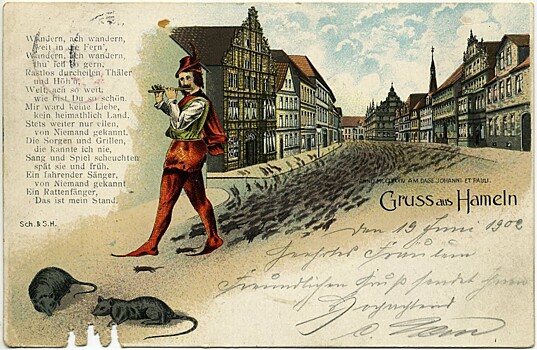 Легенда о крысолове: как появилась история о дудочнике из Гамельна