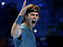 Рублев получил предупреждение за ругань в матче US Open