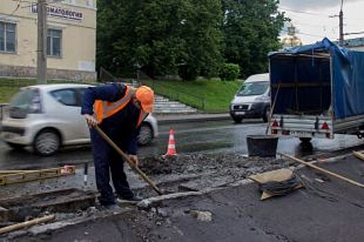 В Ярославле начались пескоструйные работы на проспекте Фрунзе