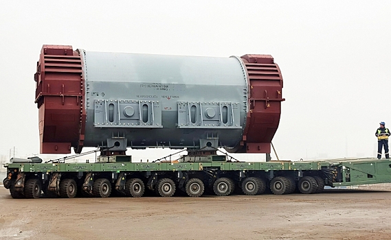 На Курской АЭС-2 смонтировали статор турбогенератора